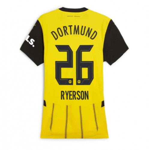 Fotbalové Dres Borussia Dortmund Julian Ryerson #26 Dámské Domácí 2024-25 Krátký Rukáv